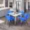 Regency Kahlo Square Table & Chair Sets, 48 W, 48 L, 29 H, Wood, Metal, Plastic Top, Maple TPL4848PLCM47BE - alternate 1
